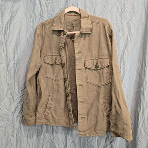 American Eagle Outfitters Khaki Utility Jacket